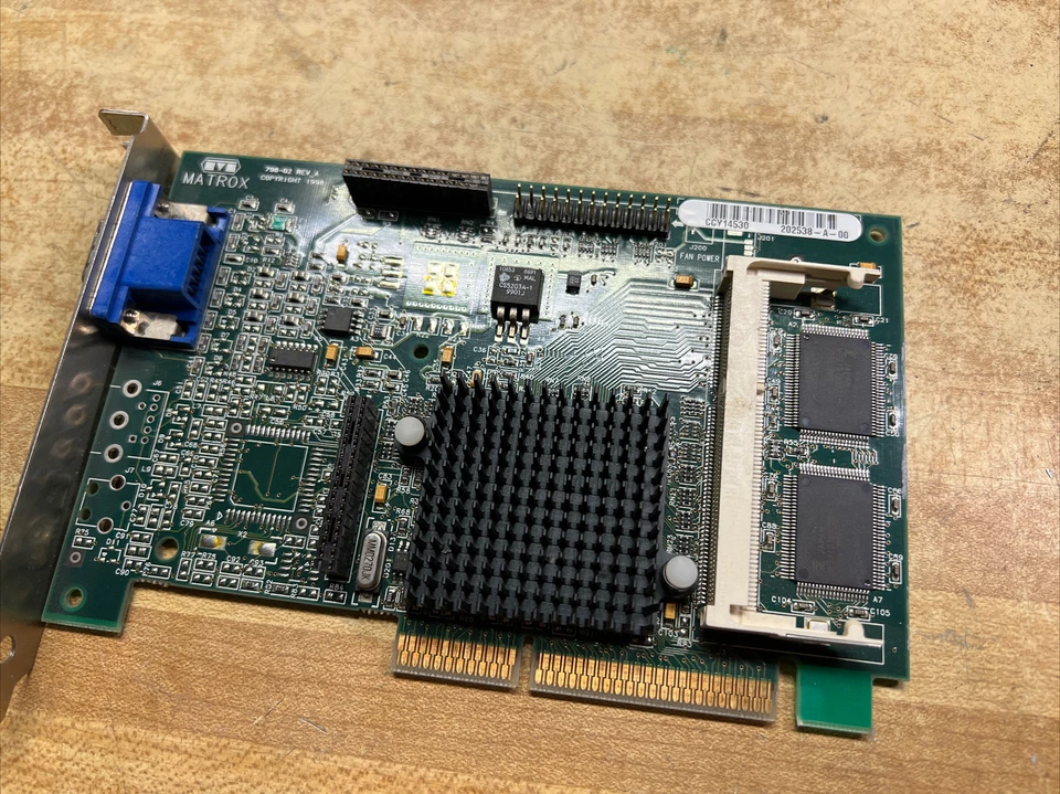 G2+/MILA/8D/CPQ MATROX COMPAQ HEWLETT PACKARD HP 8MB AGP VIDEO CARD G200 WITH VG - Image 3 of 4