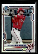 2021 Bowman Draft #BDC-156 Branden Boissiere Chrome Refractor card