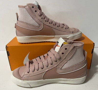 Nike W Blazer Mid 77 Jumbo Pink Oxford Women Casual Lifestyle Shoe DQ1471-600