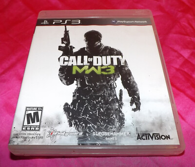SONY PLAYSTATION PS3 CALL OF DUTY MODERN
