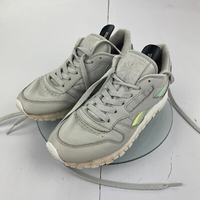 Reebok Classic Sneaker 4 Grau Leder Schuhe Damen Originals