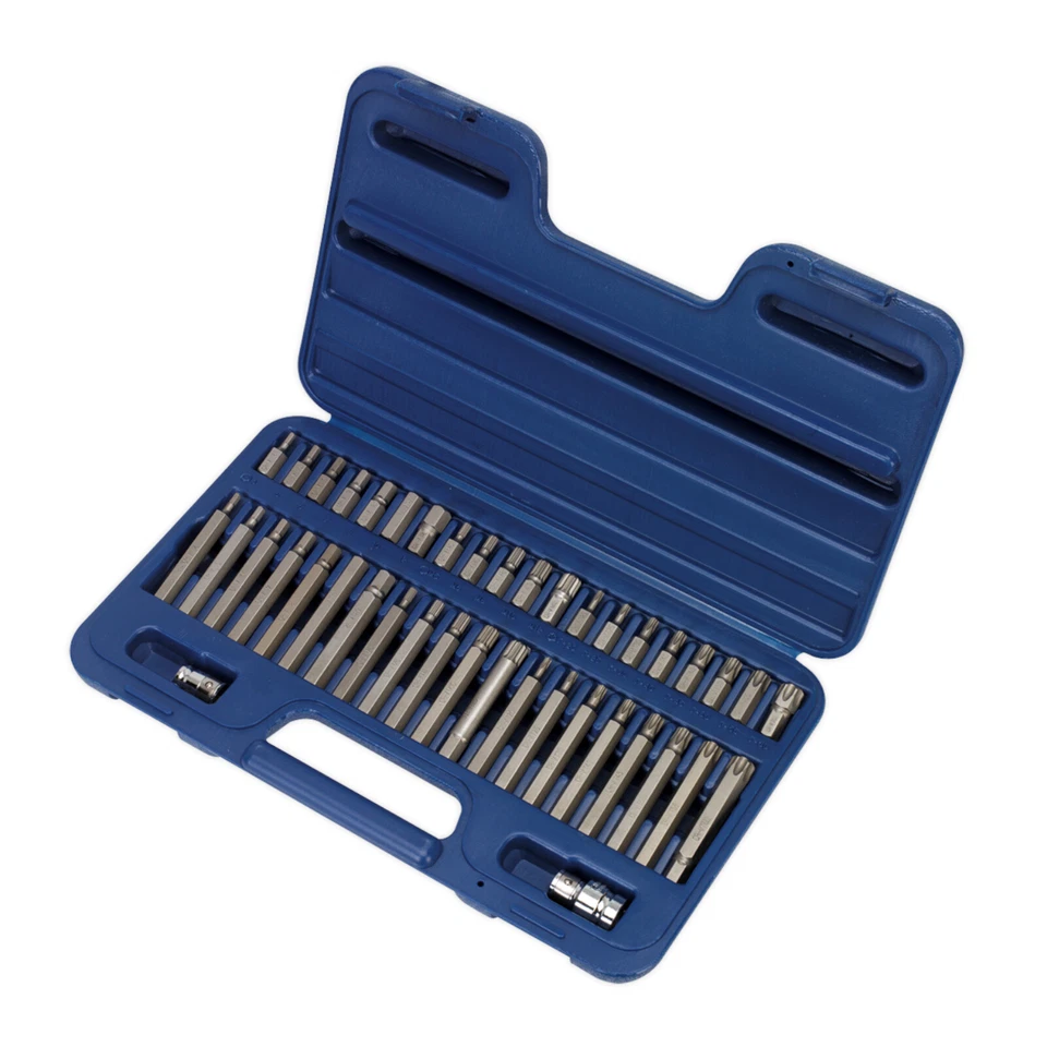 Sealey AK219 TRX-Star Torx Hex Allen Head Spline - 42pc Bit Set 3/8 1/2 Drive - Image 4 of 4