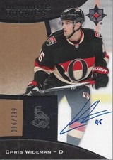 2015-16 Ultimate Collection #79 Chris Wideman RC Auto /299 - NM-MT