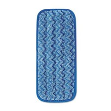 Microfiber Wall/Stair Wet Mopping Pad, 13.75 x 5.5 x 0.5, Blue Microfiber Wall/Stair Wet Mopping Pad, 13.75 x 5.5 x 0.5, Blue