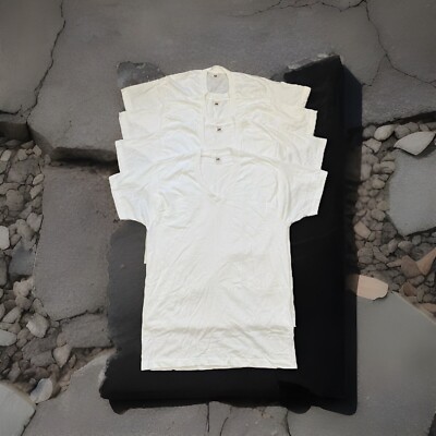 Vintage Dead-Stock Fruit Of The Loom White T-Shirt Cotton Size XL Made in USA