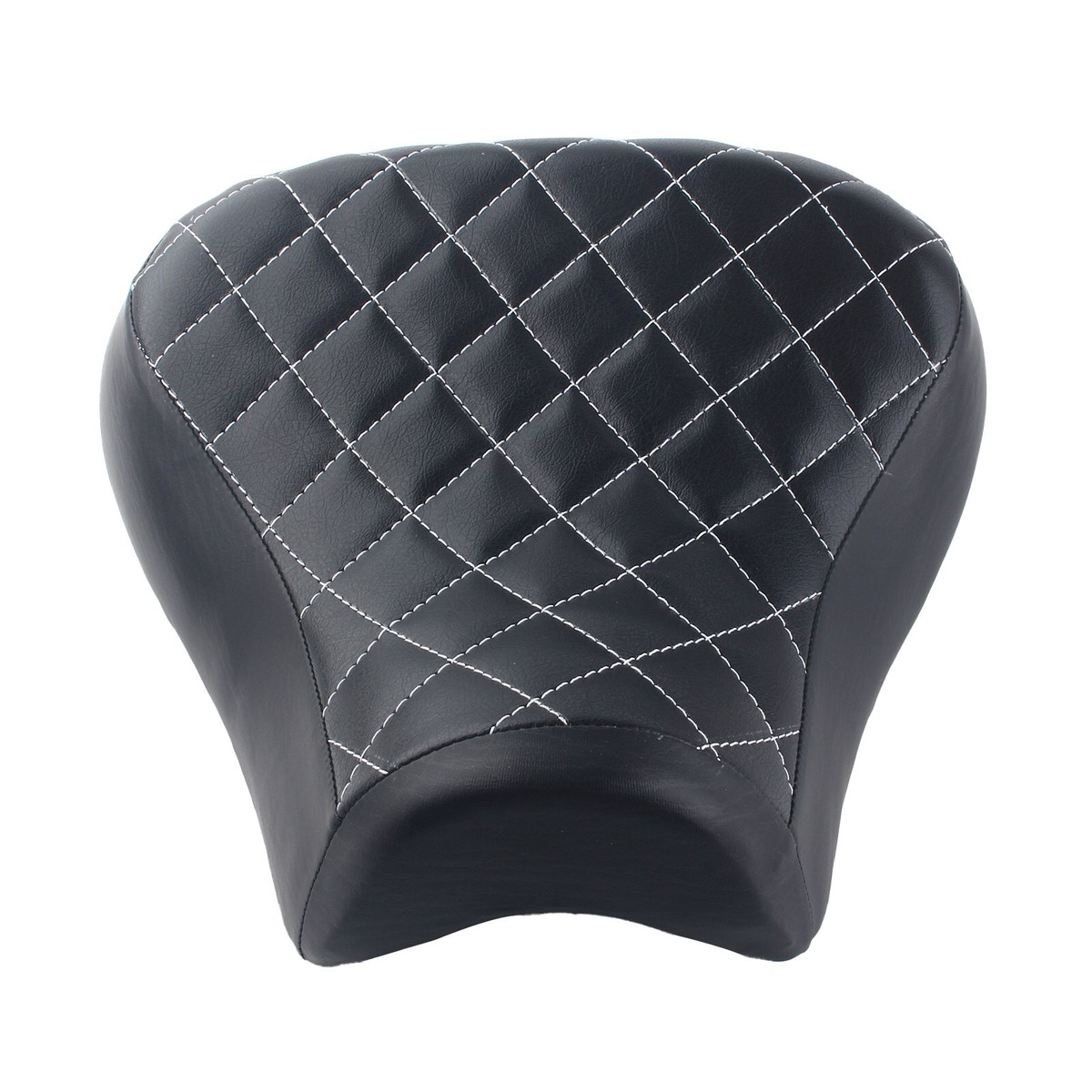 パーツ Harley Davidson vintage solo seat 1982-2003 Harley Sportster Solo Seat Black Dist Leather On The