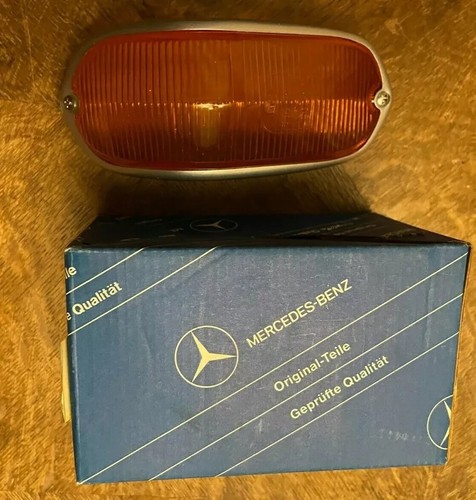 Rare Nos Genuine Mercedes Benz Vintage Truck Front Turn Signal Lens A0015441890 - Picture 3 of 8
