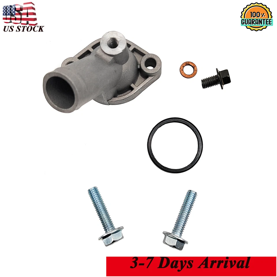 2*V-twin ALUMINUM Thermostat Outlet Cover For Can-Am Renegade Outlander 800 1000 - Image 4 of 4