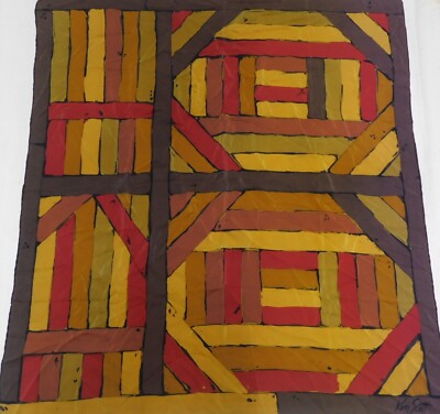 Lot 445 - A Ken Scott psychedelic printed silk foulard