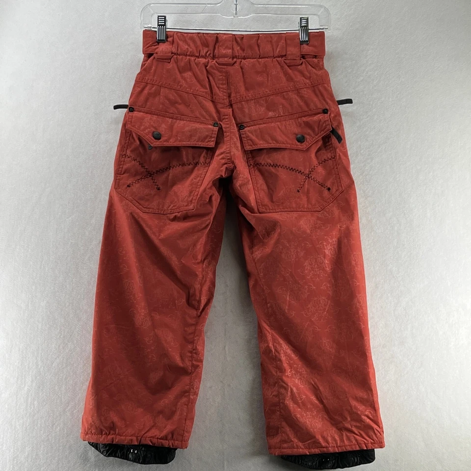 Billabong Invierno Esquí Nieve Pantalones Niñas Talla M Recto Aislado Impermeable Naranja Foto 2 de 4