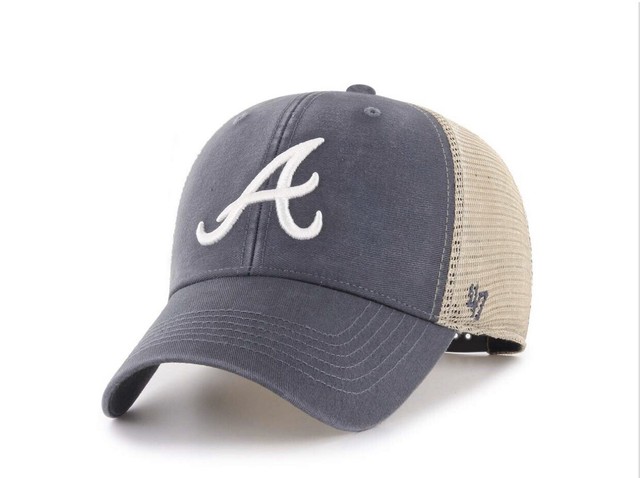 atlanta braves 47 trucker hat