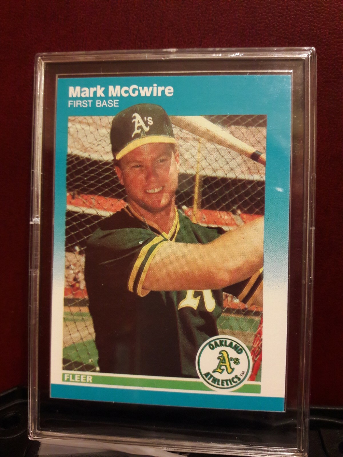 1987 fleer update mark mcgwire mint
