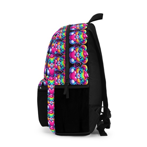 Colorful Panda Bear Backpack, Cute School Bag, Kids Backpack, Animal Lover Gift, - Picture 4 of 5