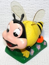 Vintage Child's Romper Room Mr. Do Bee Coin Bank with Key Hasbro 1970s Hong Kong