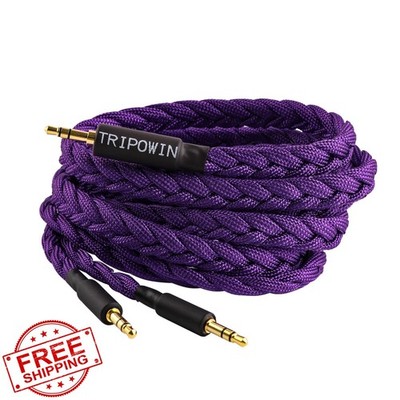 Linsoul Tripowin GranVia OFC Headphone Cable 3.5mm Purple