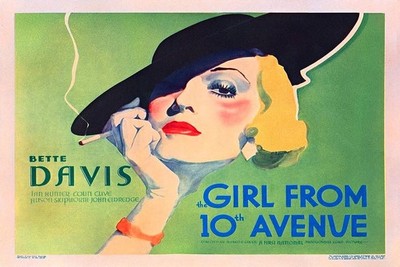 The Girl from 10th Avenue Bette Davis Art Deco Poster 36x24''  