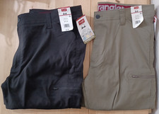 2 NWT MEN'S Wrangler Cargo Straight Fit Pant Nylon Performance Flex Waist 38x32