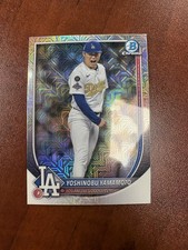 2025 Bowman Chrome - Yoshinobu Yamamoto #76 Mega Box Mojo Refractor
