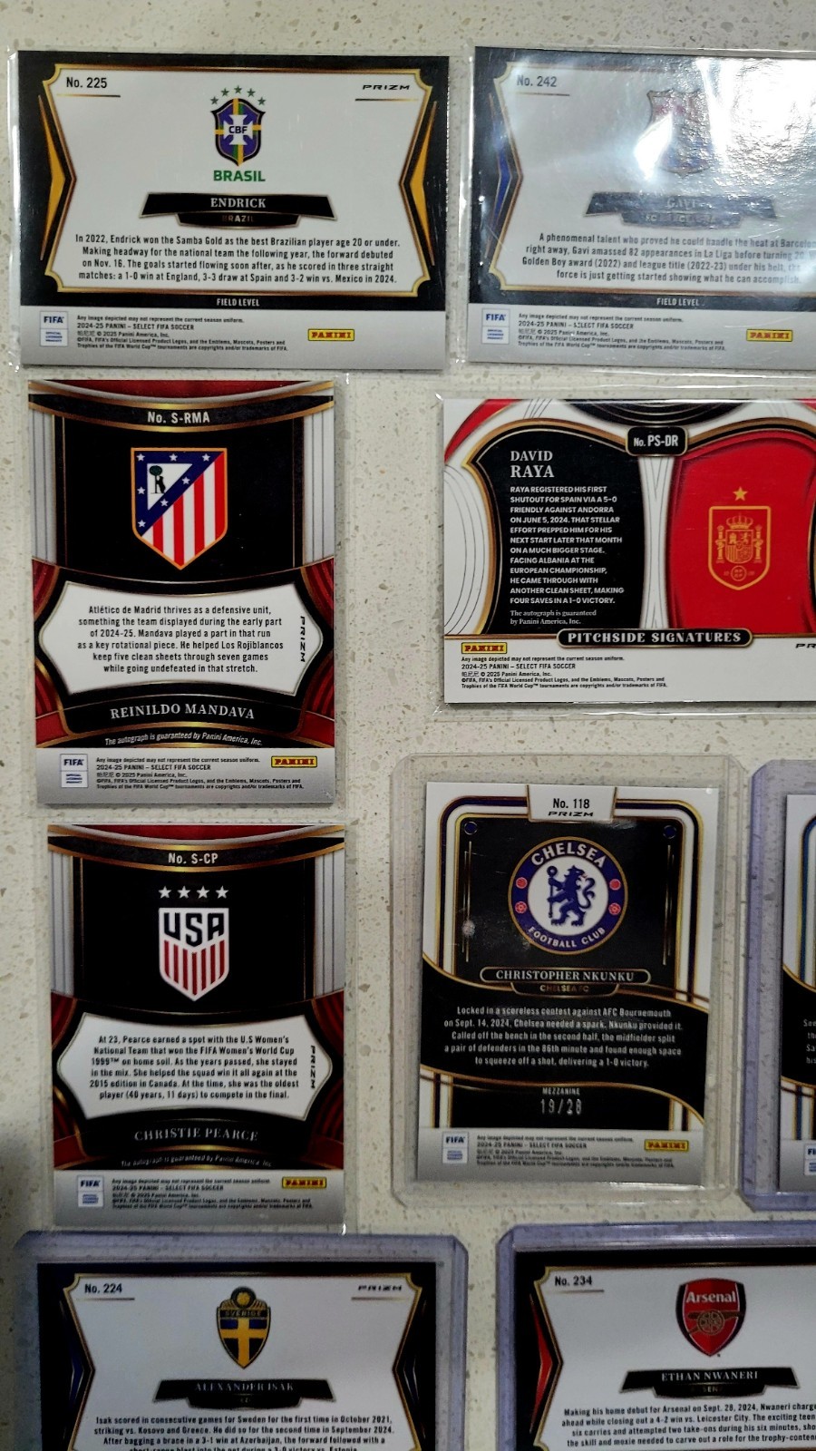 Topps, Select FIFA 17x Lot - Endrick, Vini, Haaland +, Prizms , Autos, #'d ++++ view 3