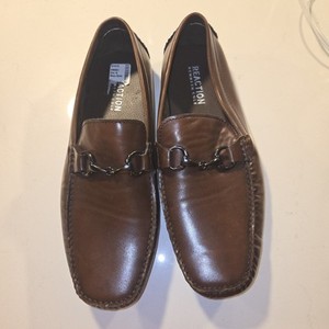 Kenneth Cole Reaction Brown Driving Moccasins Shoes Size 10 Medium