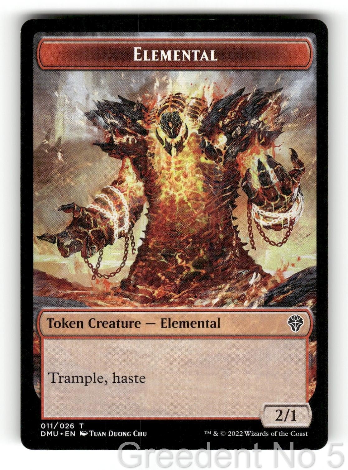 Elemental Token 11 Token Dominaria United Magic: The Gathering Lightly Played