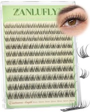 Zanlufly Wispy D Curl Lash Clusters 9-15mm - ...