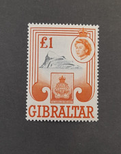 Gibraltar Single stamp QEII SG173 £1 UM