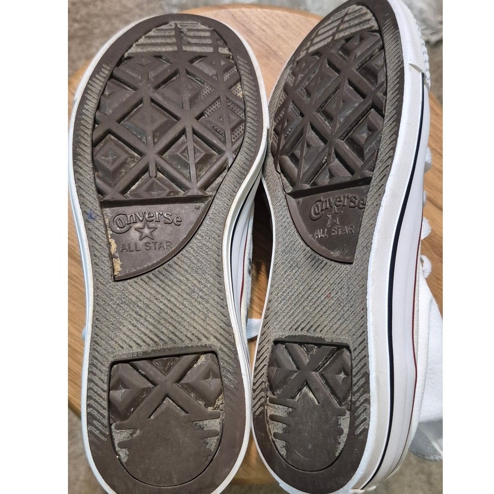 Converse All Star Chuck Taylor Hi Tops White Canvas Size Men 5 Women 7 thumbnail 7