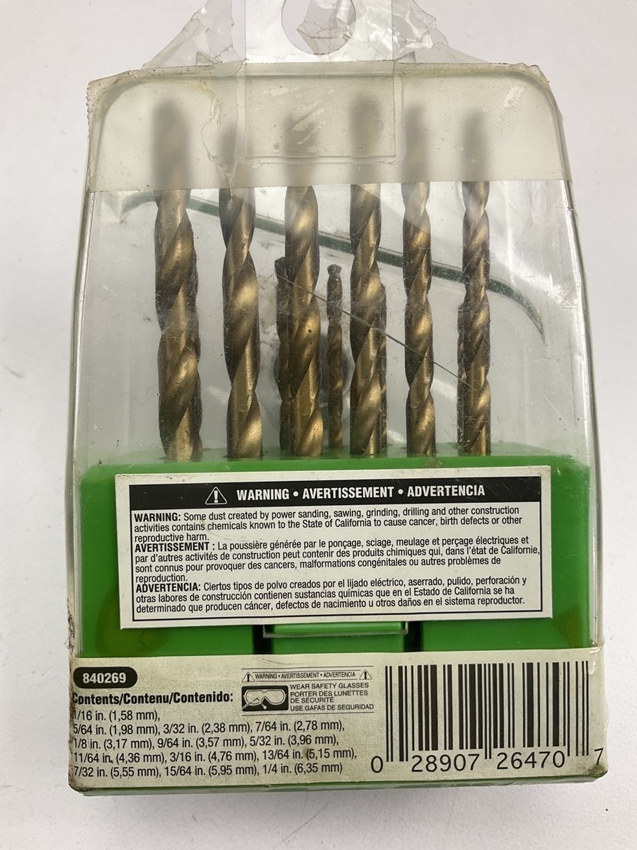 Kawasaki 840269 Titanium Drill Bit Set (1/16