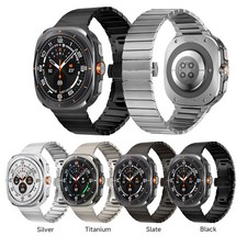 No Gap Titanium Alloy Band for Galaxy Watch Ultra 47mm Adjustable Link Strap