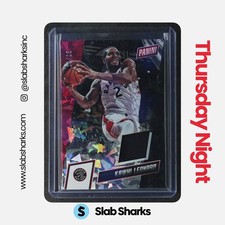 2019 PANINI THE NATIONAL #62 KAWHI LEONARD JERSEY CRACKED ICE RAPTORS /25