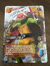 UniVersus Enough Talk Teenage Mutant Ninja Turtles 103/180 Ultra Rare Foil