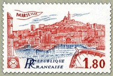 Timbre 1983 - 56e congrès Sociétes Philatéliques Françaises Marseille - N° 2273
