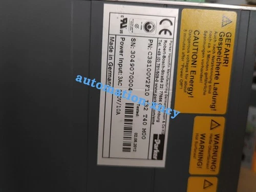 1PCS  Parker C3S100V2F10 I32 T40 M00 Fast shipping#DHL or FedEx