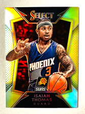 2014-15 Panini Select Isaiah Thomas SILVER Prizm Card #35 Suns Legend!