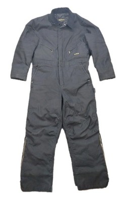 Walls Men's Size Large Insulated Heavy Duty Coverall Canvas Winter Wear Workwear