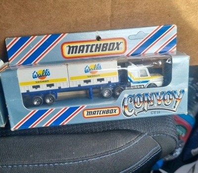 Matchbox Convoy Scania Container Truck Walls Ice Cream CY18