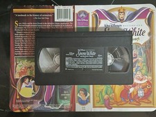 1995 Origional VHS Disney Snow White VHS Tape...