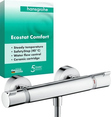 Hansgrohe AP-Brausethermostat Ecostat Comfort Chrome Badarmatur Thermostat NEU