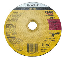 DEWALT FLEXVOLT 6" x .045" x 7/8" Metal Cutting Wheel Type 1