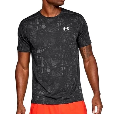 Under Armour Threadborne Herren Sport T-Shirt Laufshirt Running Fitness schwarz - Bild 1 von 4