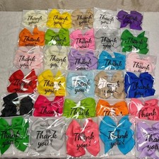 NEW 60 Pcs Children/ Kids Bow Hair Clips, 30 Individual Packs