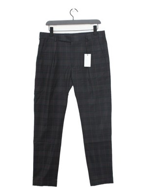 Paul Smith Herren Hose W 32 in Grau 100% Wolle Chino Neu Mit Etikett