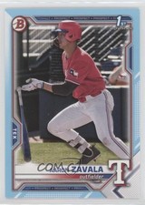 2021 Bowman Draft Sky Blue 491/499 Aaron Zavala #BD-101 3ff