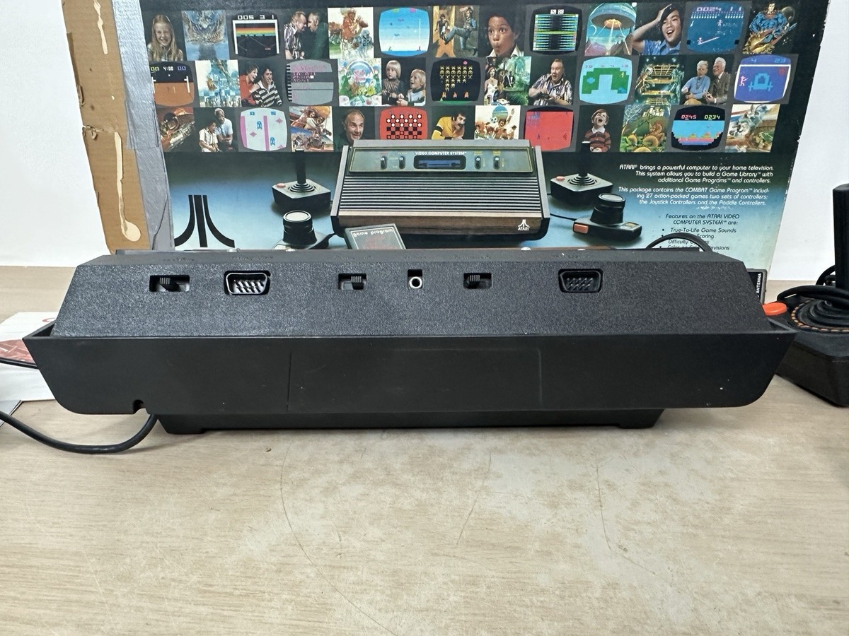 Atari CX-2600 Console in Original In Box w/ Manual, Controllers