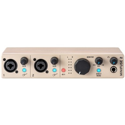 Arturia MiniFuse 2 USB-C Audio Interface - Champagne