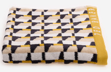 Image of Ted Baker Geometric Patterned Hand Towel 90x50cm rrp £18