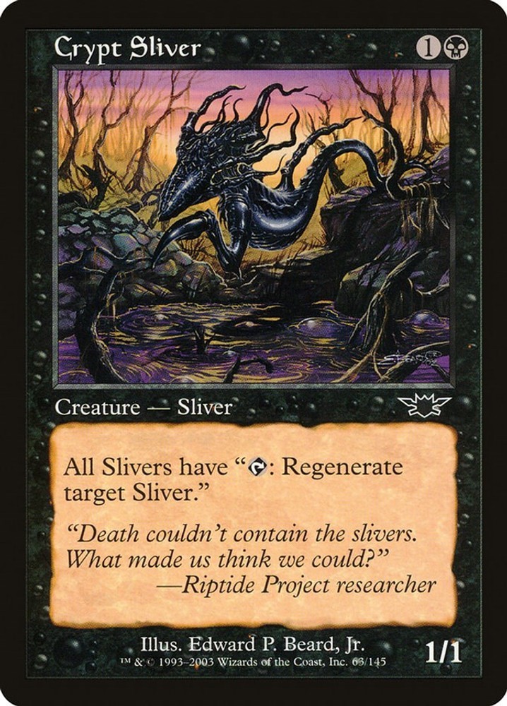 Crypt Sliver (63) ( NM) Legions MTG LGN
