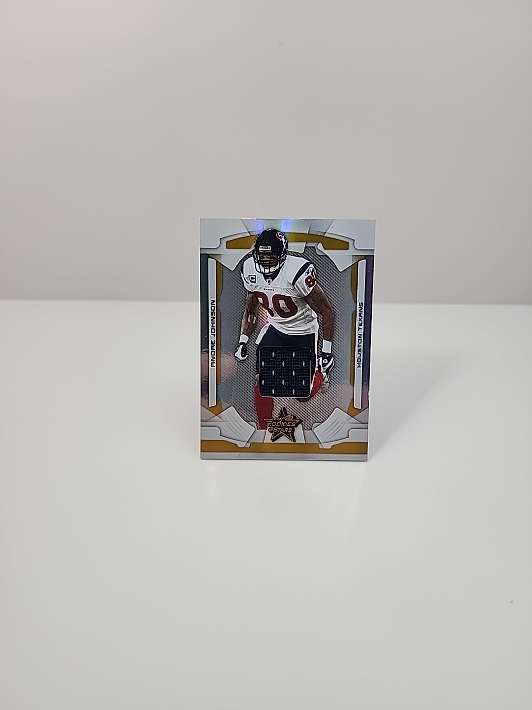 2008 Leaf Rookies & Stars  Andre Johnson  Longevity Parallel Gold Materials /250