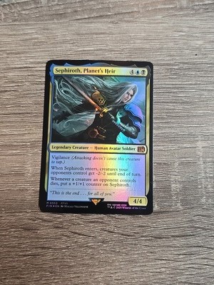 Sephiroth, Planet's Heir.  Promos Foil